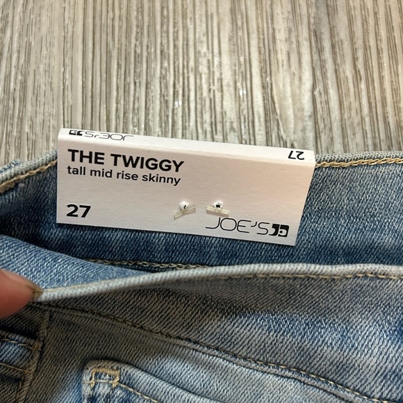 NWT Joe's The Twiggy Tall Mid Rise Blue Designer Skinny Jeans - Picture 4 of 16